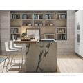 Modern Luxury High Gloss Marble Contemporary Kitchen Cabinet